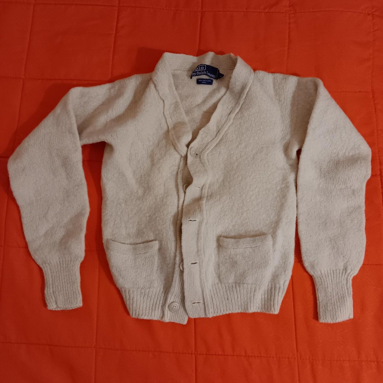 Vintage Ralph Lauren Polo Sweater Womens Small Cream - Depop