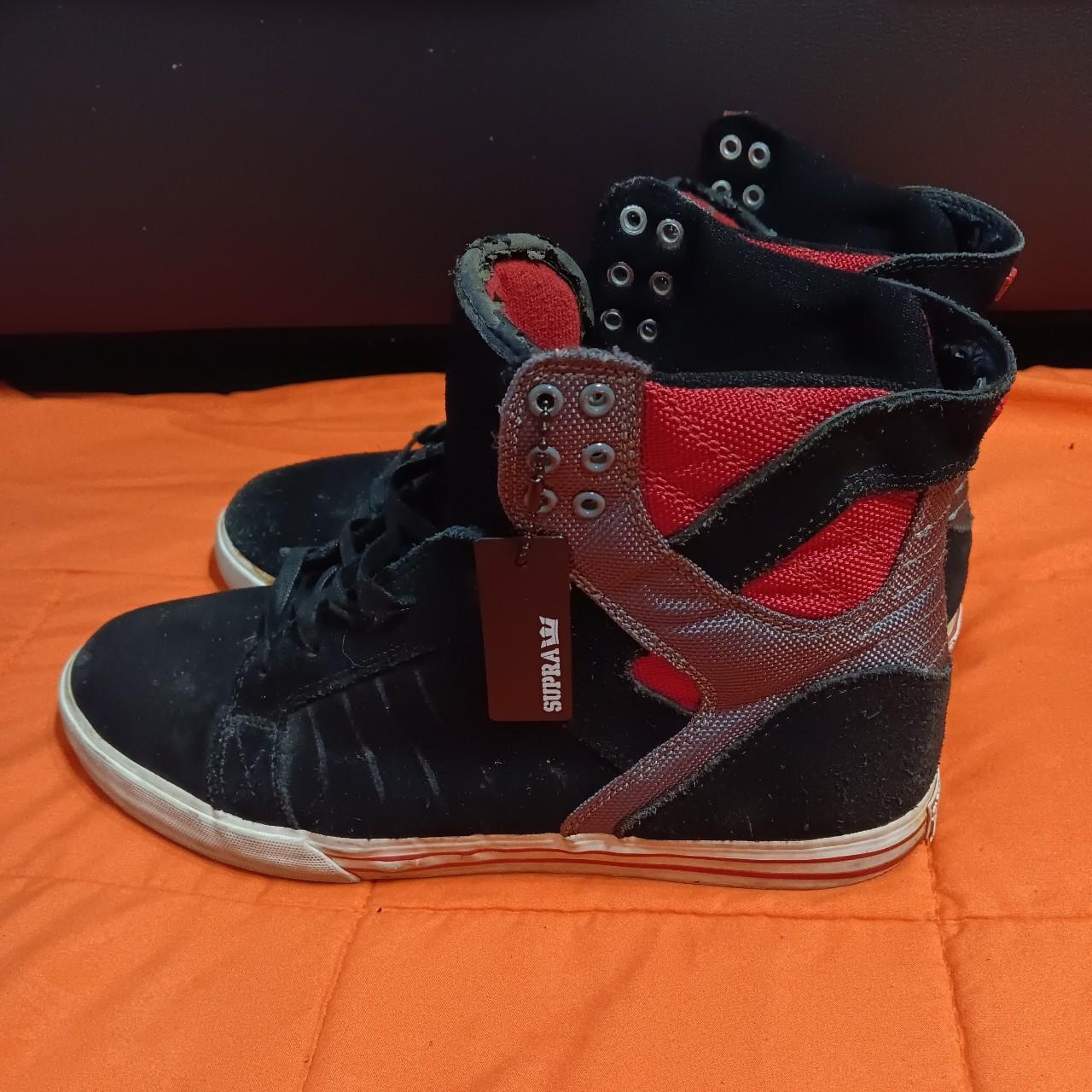 Supra Shoes Mens 11 Skytop Muska 001 Black Skate...