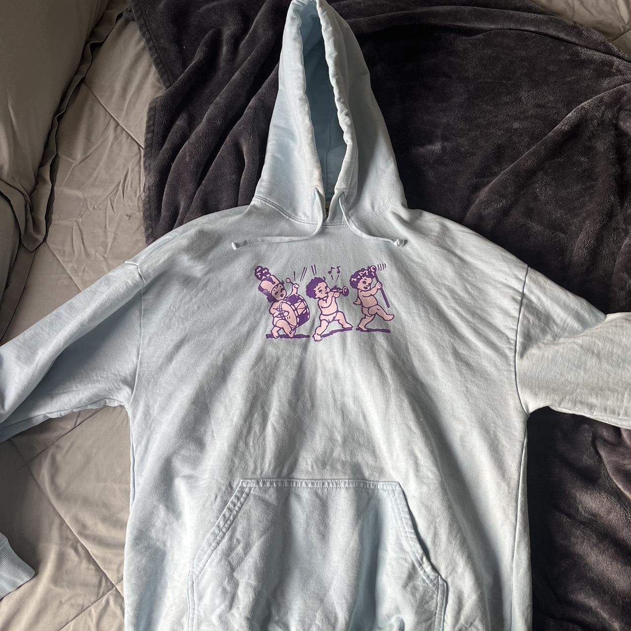 Light Blue Golf Wang Hoodie Size Medium Barely