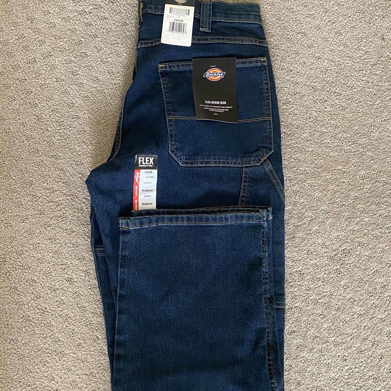 Dickies Relaxed Fit Flex Denim Jean Brand New