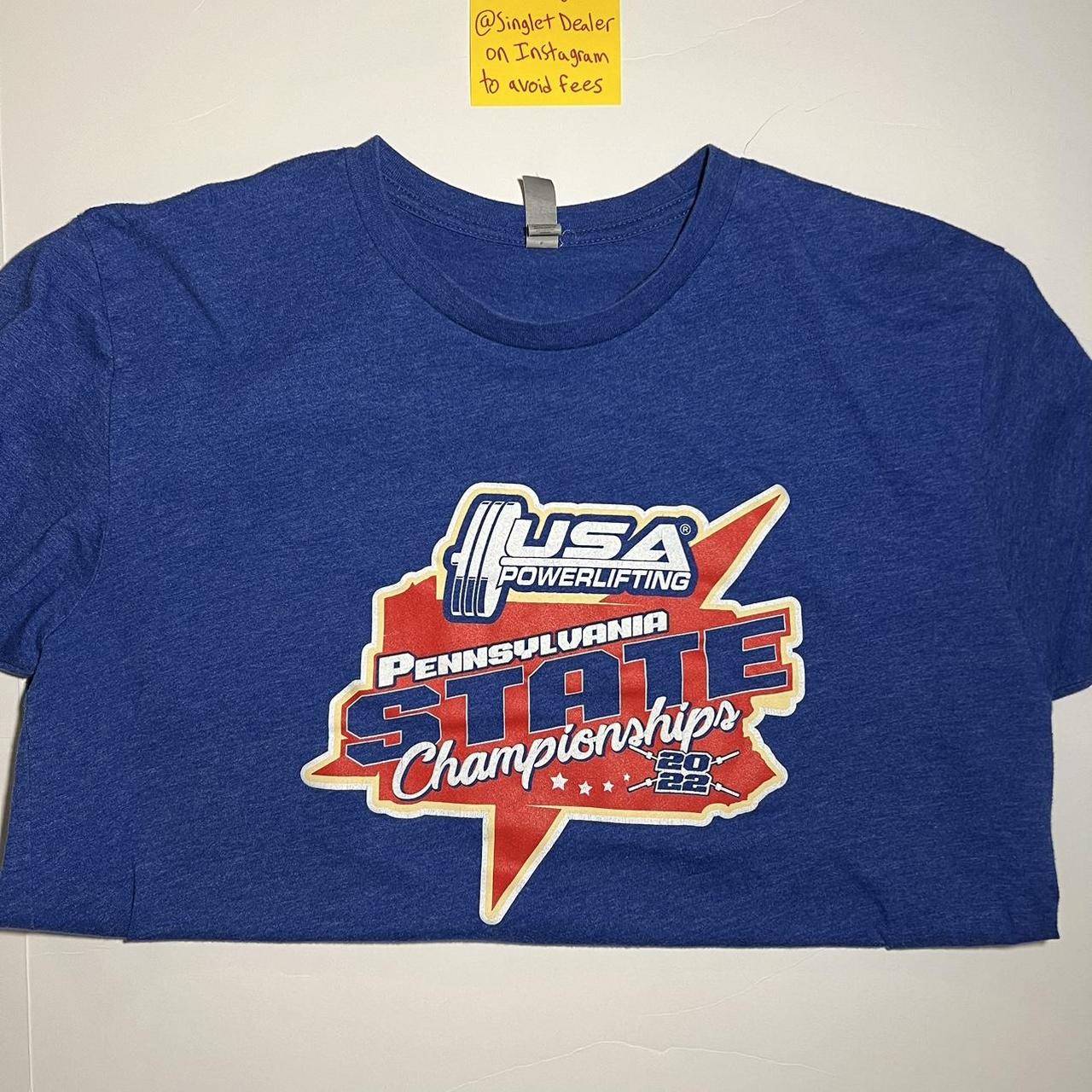 USAPL Meet Shirt Pennsylvania State Championships Depop USAPL Meet Shirt Pennsylvania State Championships Depop