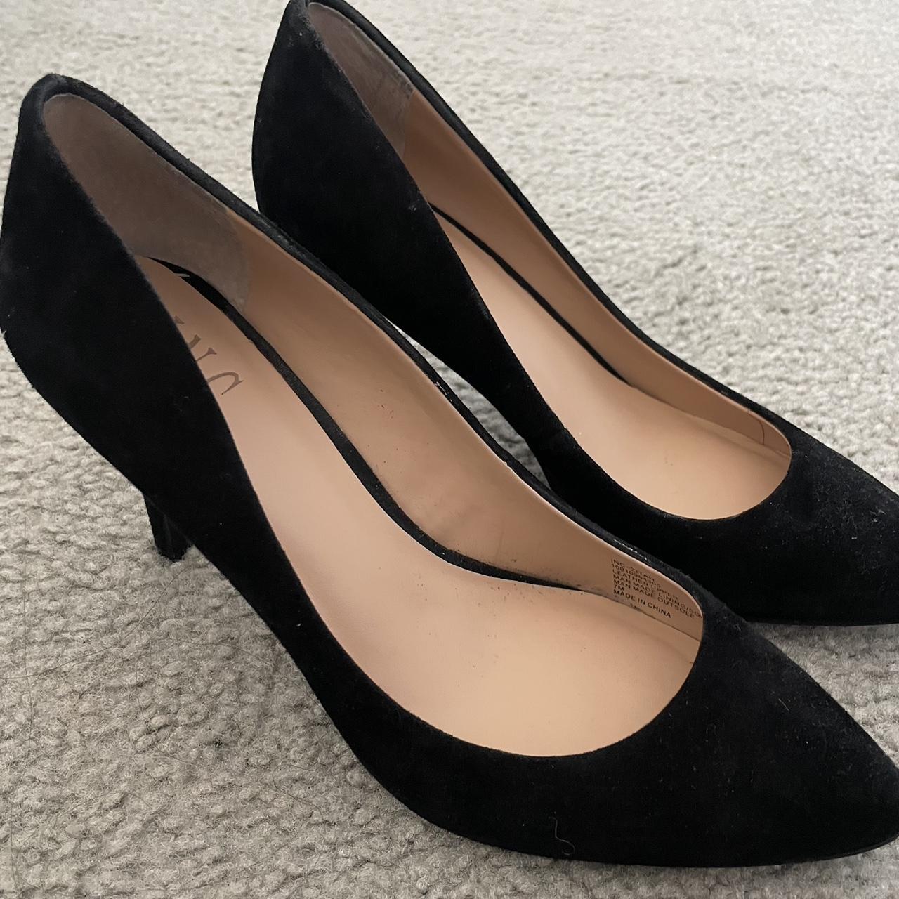 I.N.C black heels, super cute, only worn... - Depop