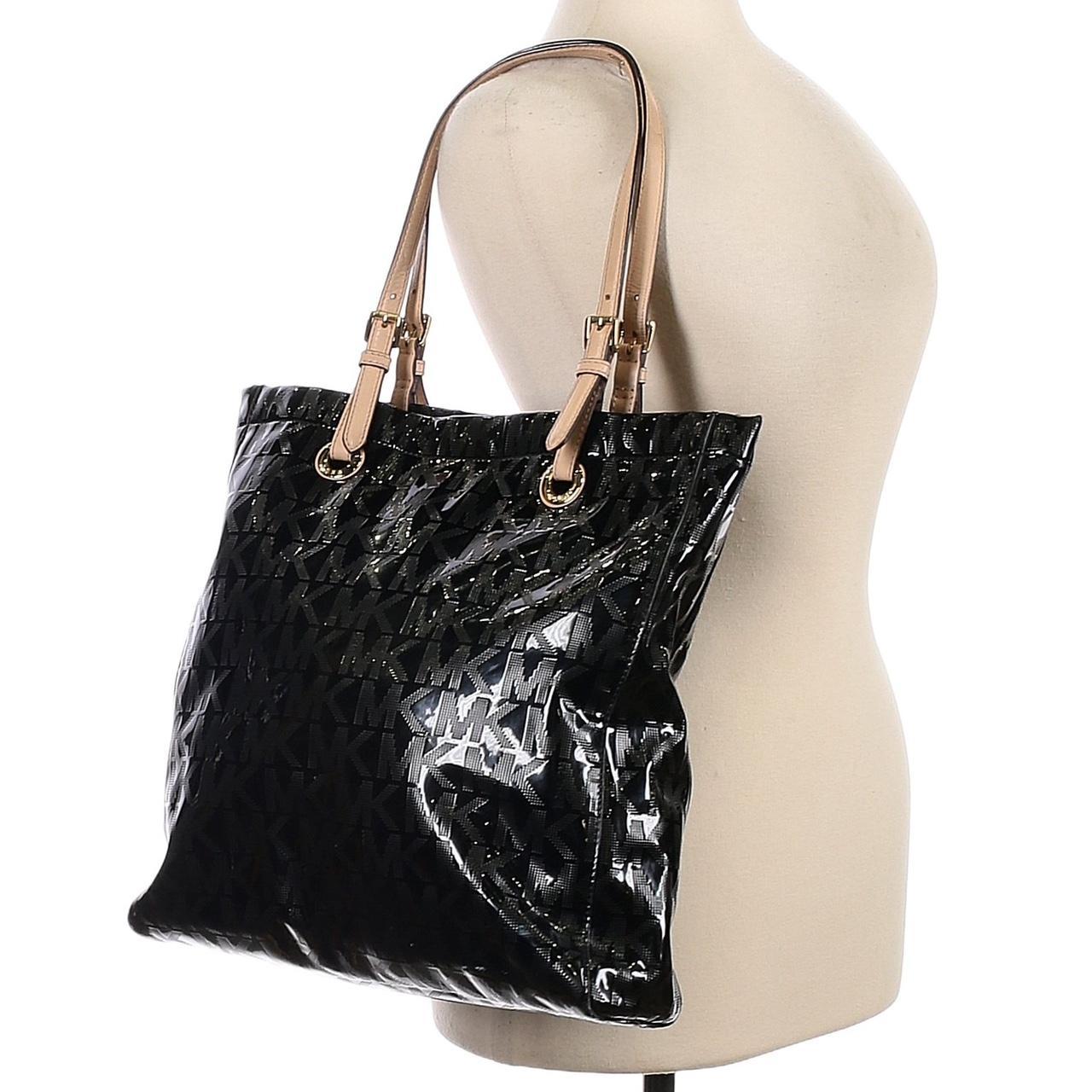 Black MICHAEL KORS Patent Leather Shoulder Bag