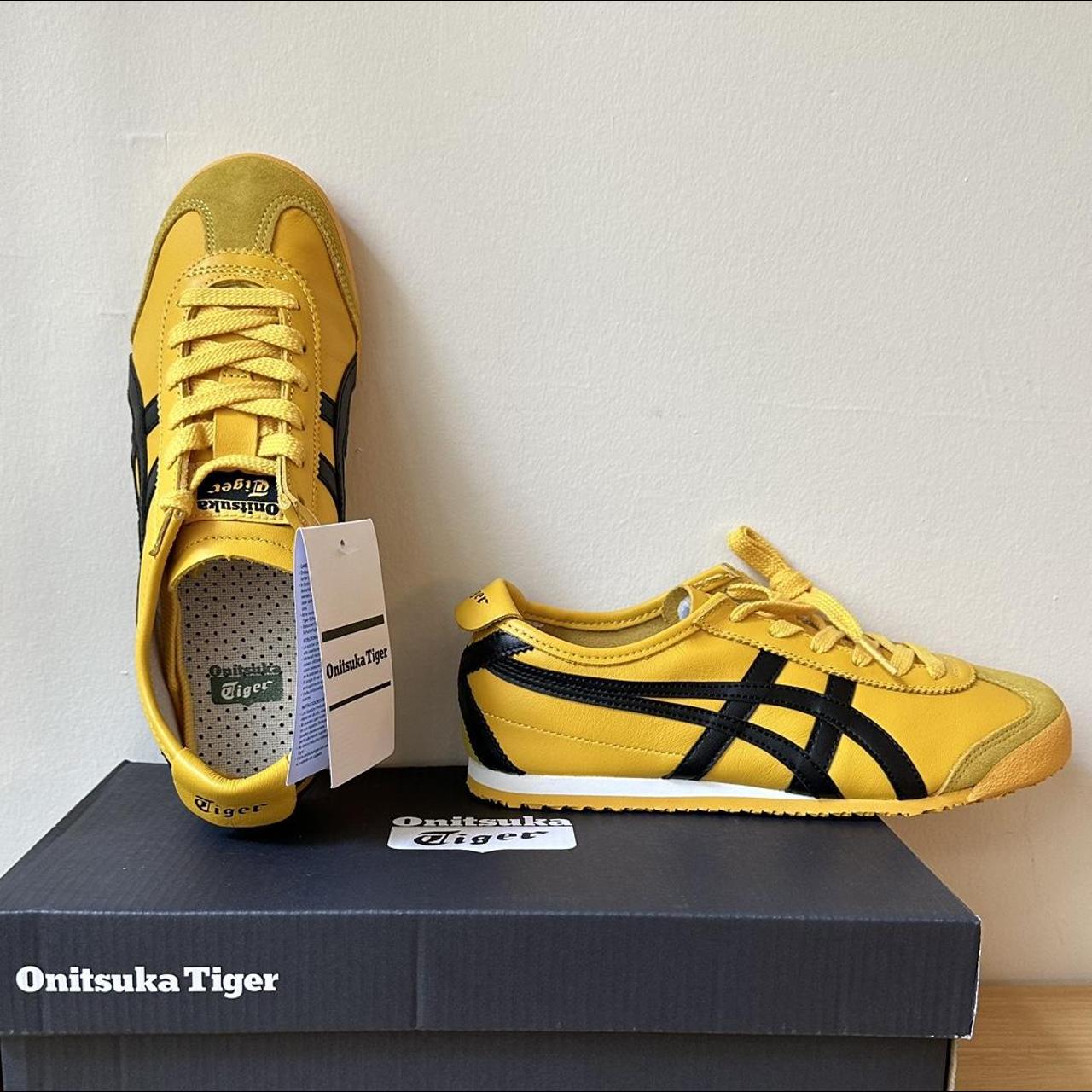 Tiger Onitsuka Mexico 66 in yellow and black. The... - Depop