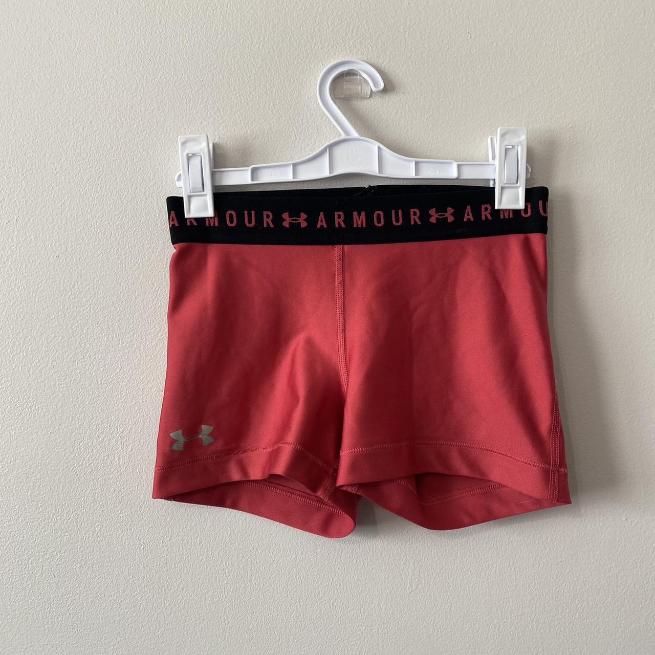 Under Armour Pink Shorts Depop