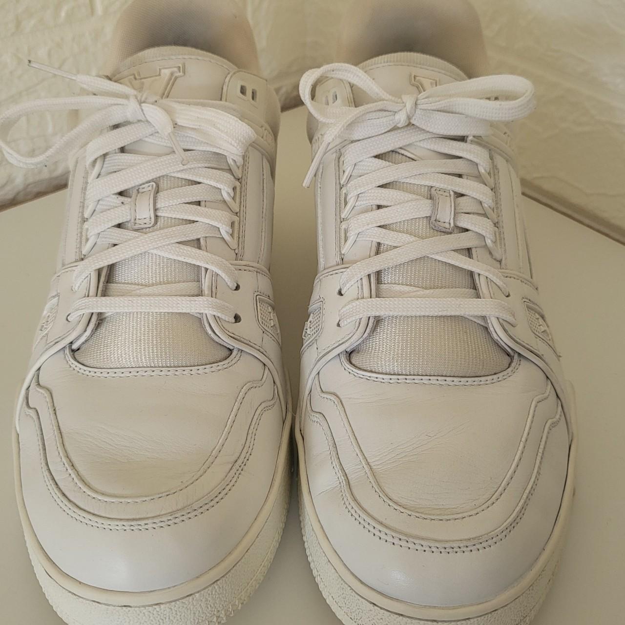 Louis Vuitton Men's White Trainers | Depop