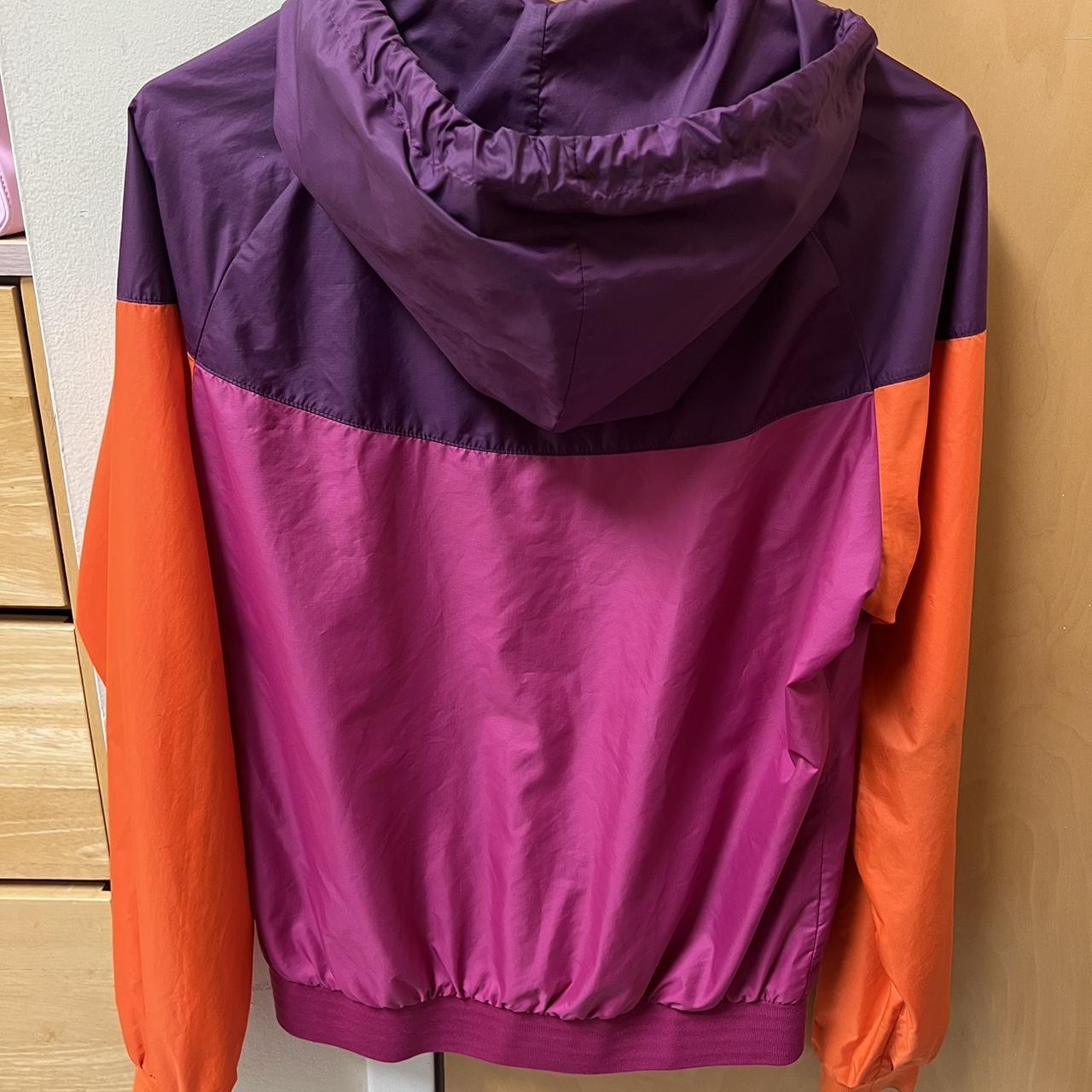 Purple and cheap orange nike jacket