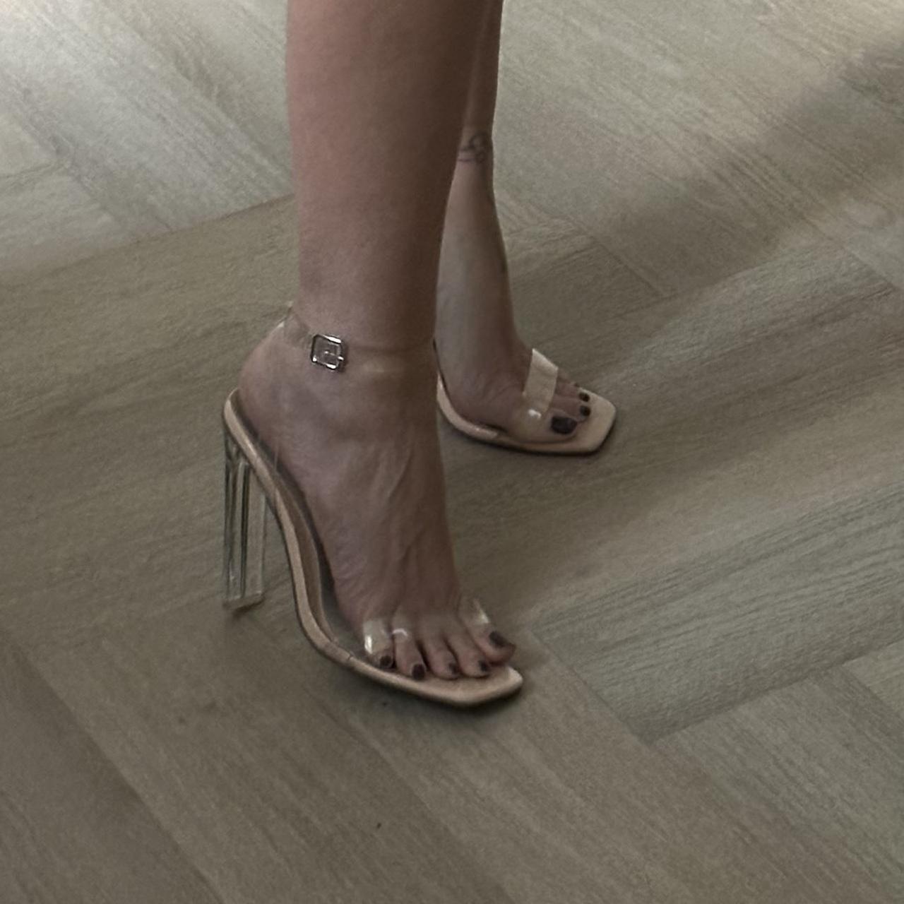 suede open toe mules