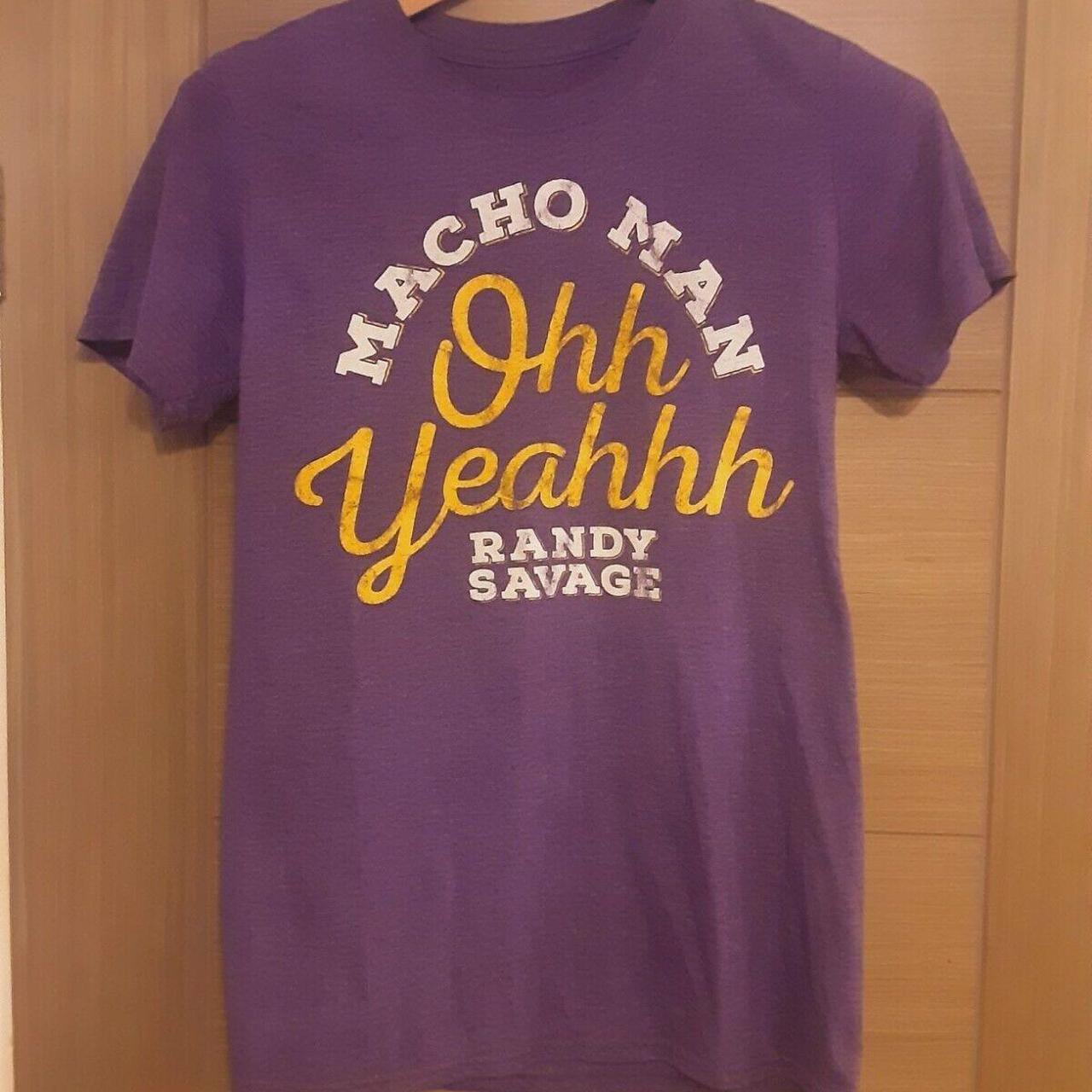 WWE Macho Man Randy Savage 2018 Purple Tshirt Size... - Depop