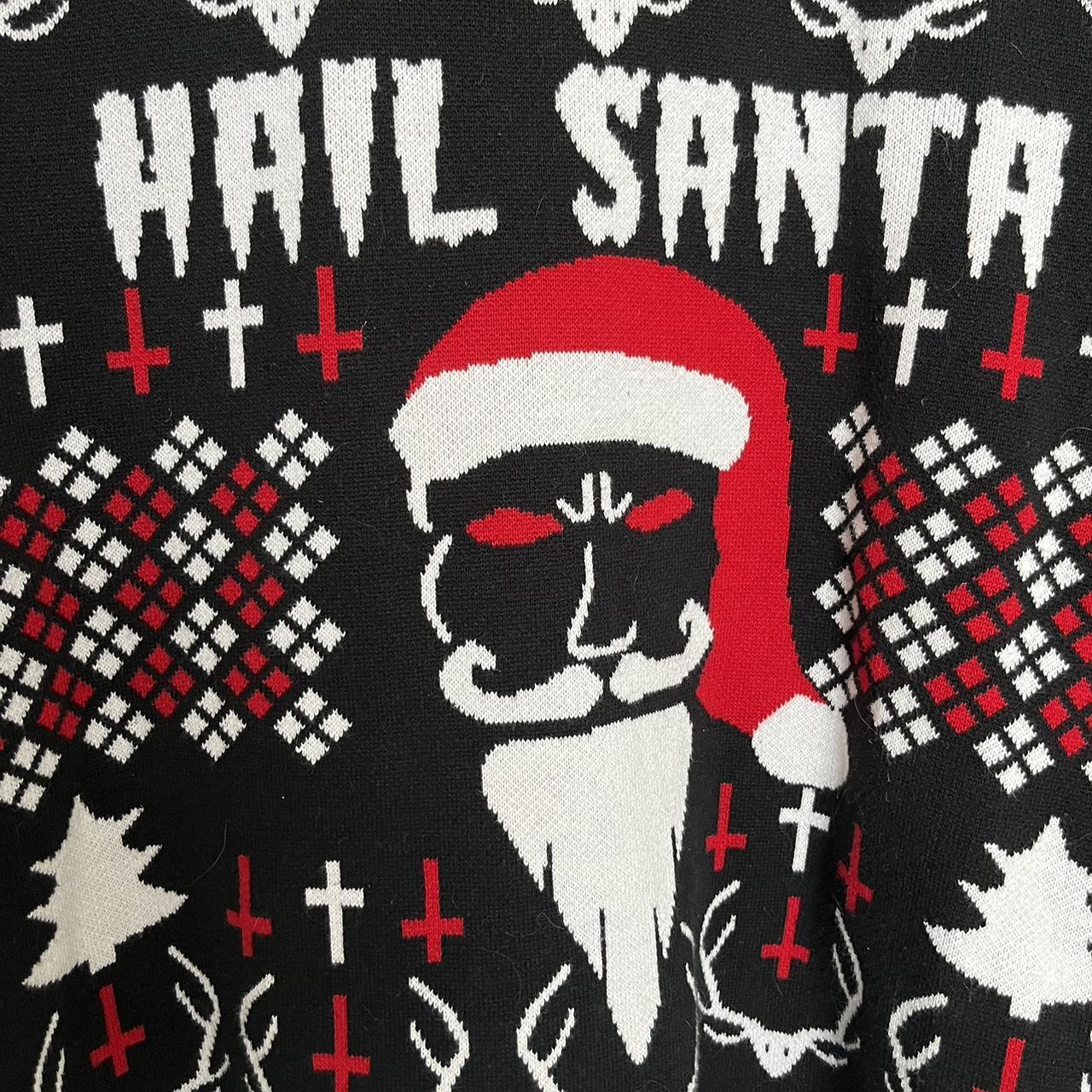 Hail santa hot sale christmas sweater