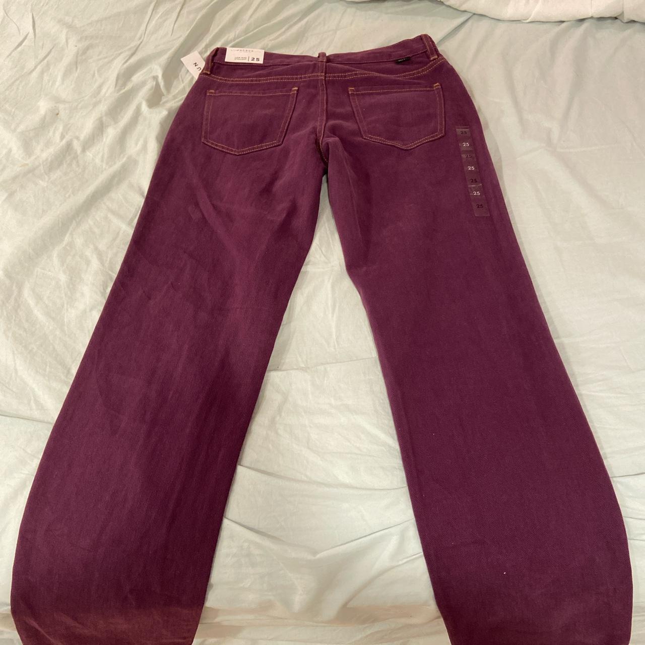 retro type brand new pacsun violet low rise straight... - Depop