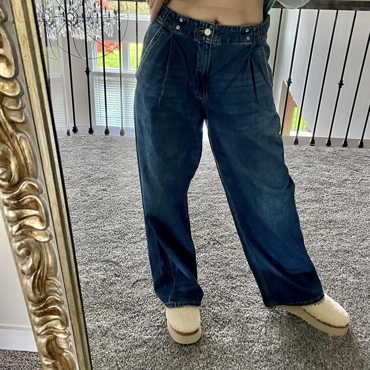 Pilcro and the 2024 letterpress wide leg jeans