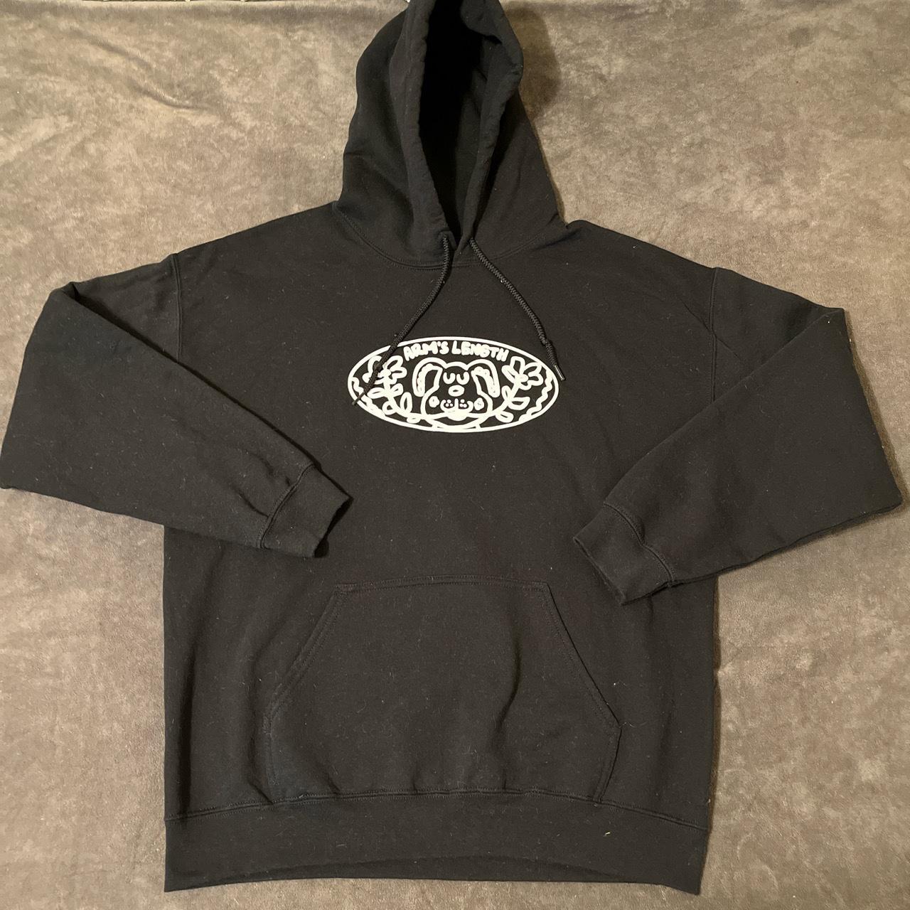 Arms Length black graphic hoodie. Got this from... - Depop