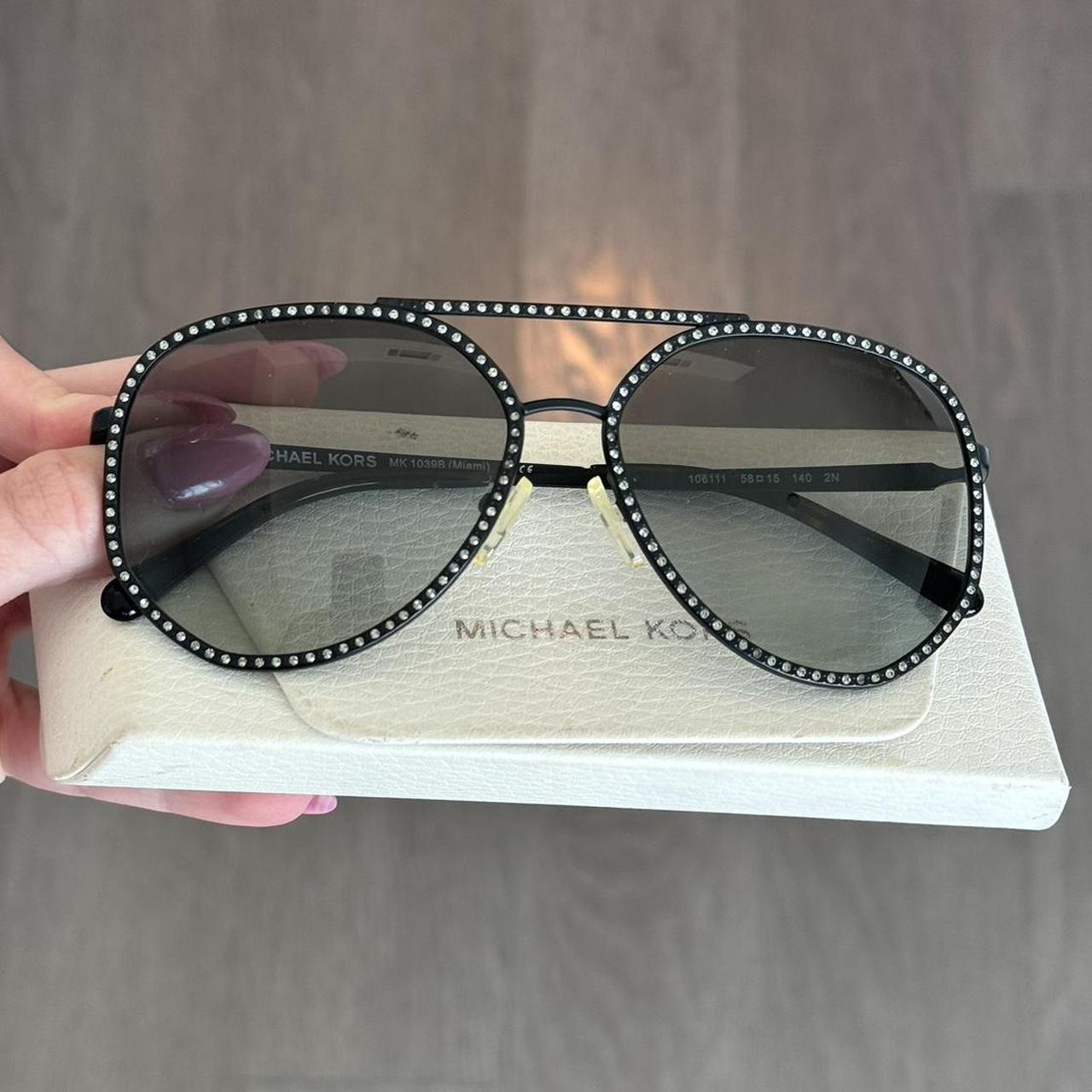 Michael Kors diamond aviator like new Depop