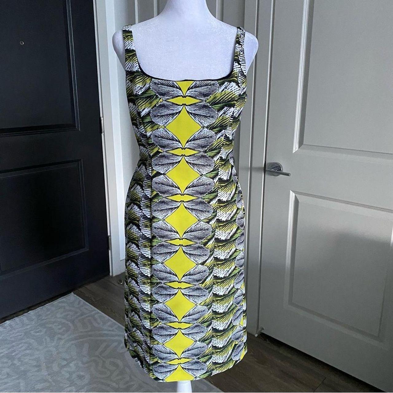 Nicole miller best sale yellow dress