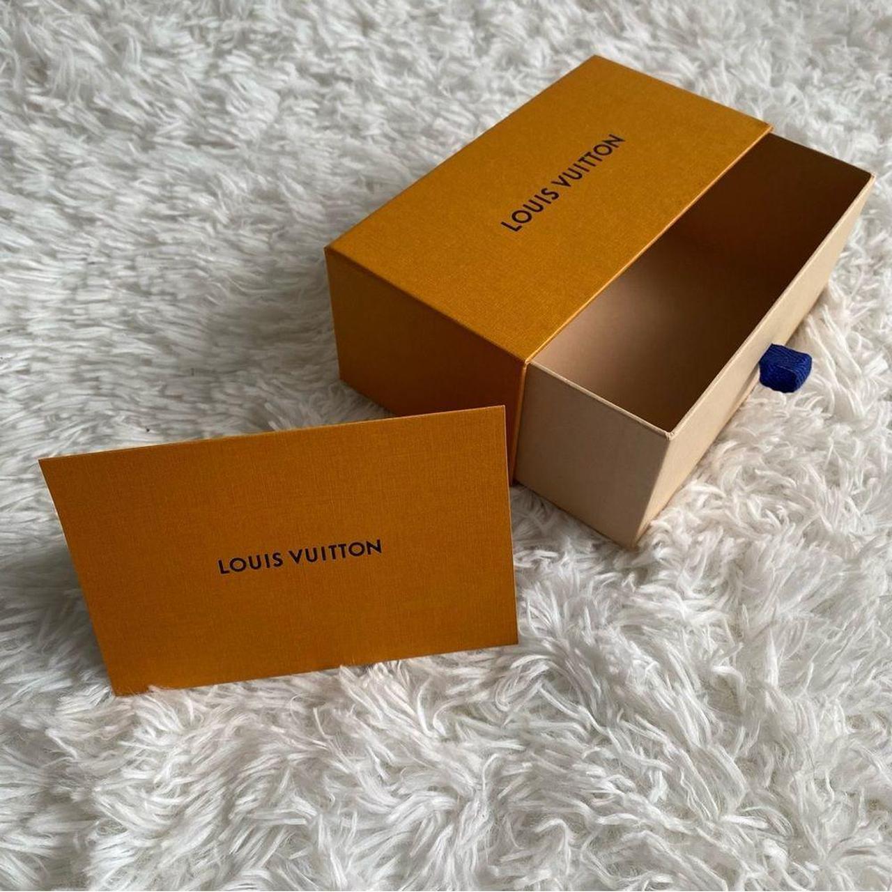 LOUIS VUITTON Orange Drawer Box~Mailing Box~Dust Covers~Cards