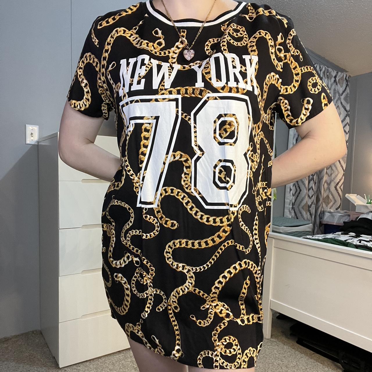 T-shirt Dress - Black/New York - Ladies