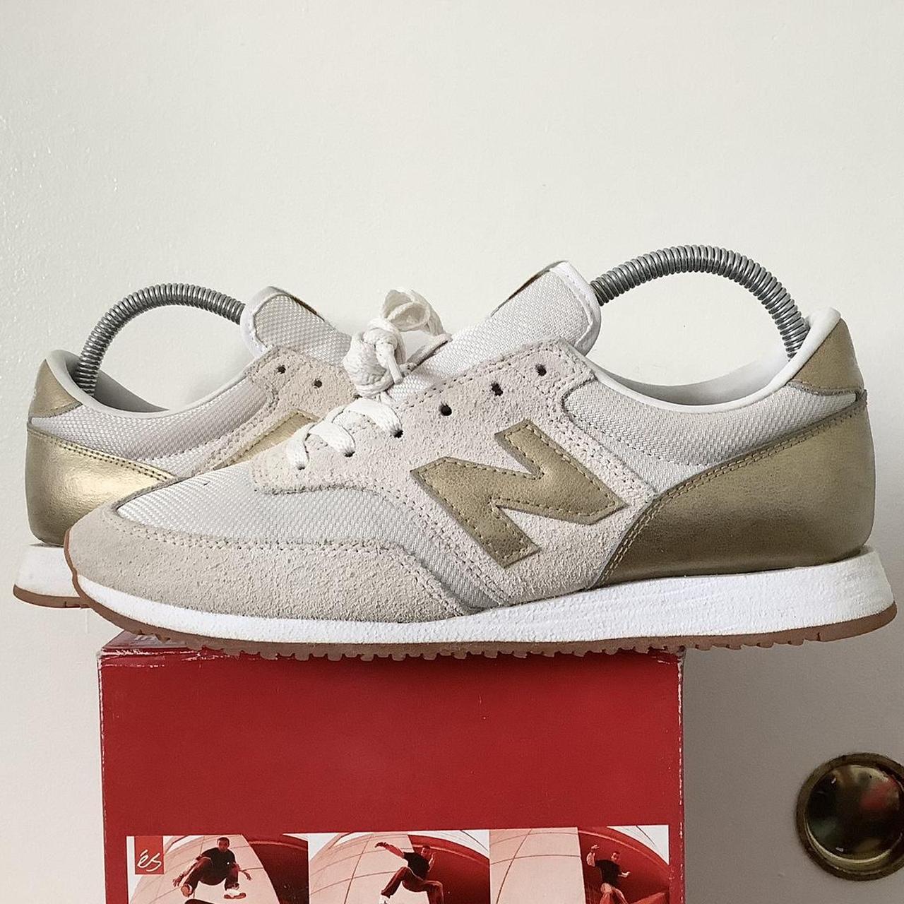 New balance j crew 620 gold best sale