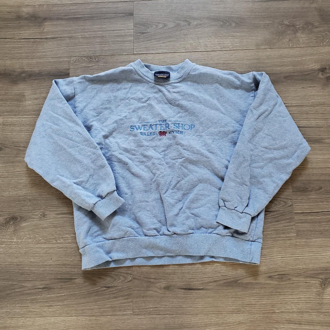 Vintage The Sweater Shop Wales Cymru Crewneck... - Depop