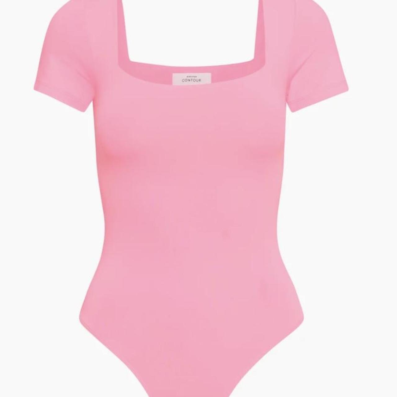 Aritzia Men's Pink Bodysuit Depop