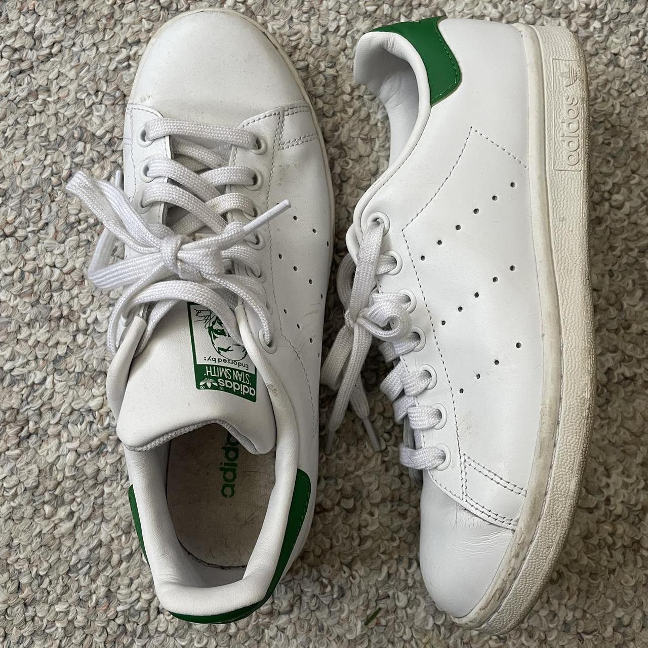 Adidas Women's Green and White Trainers