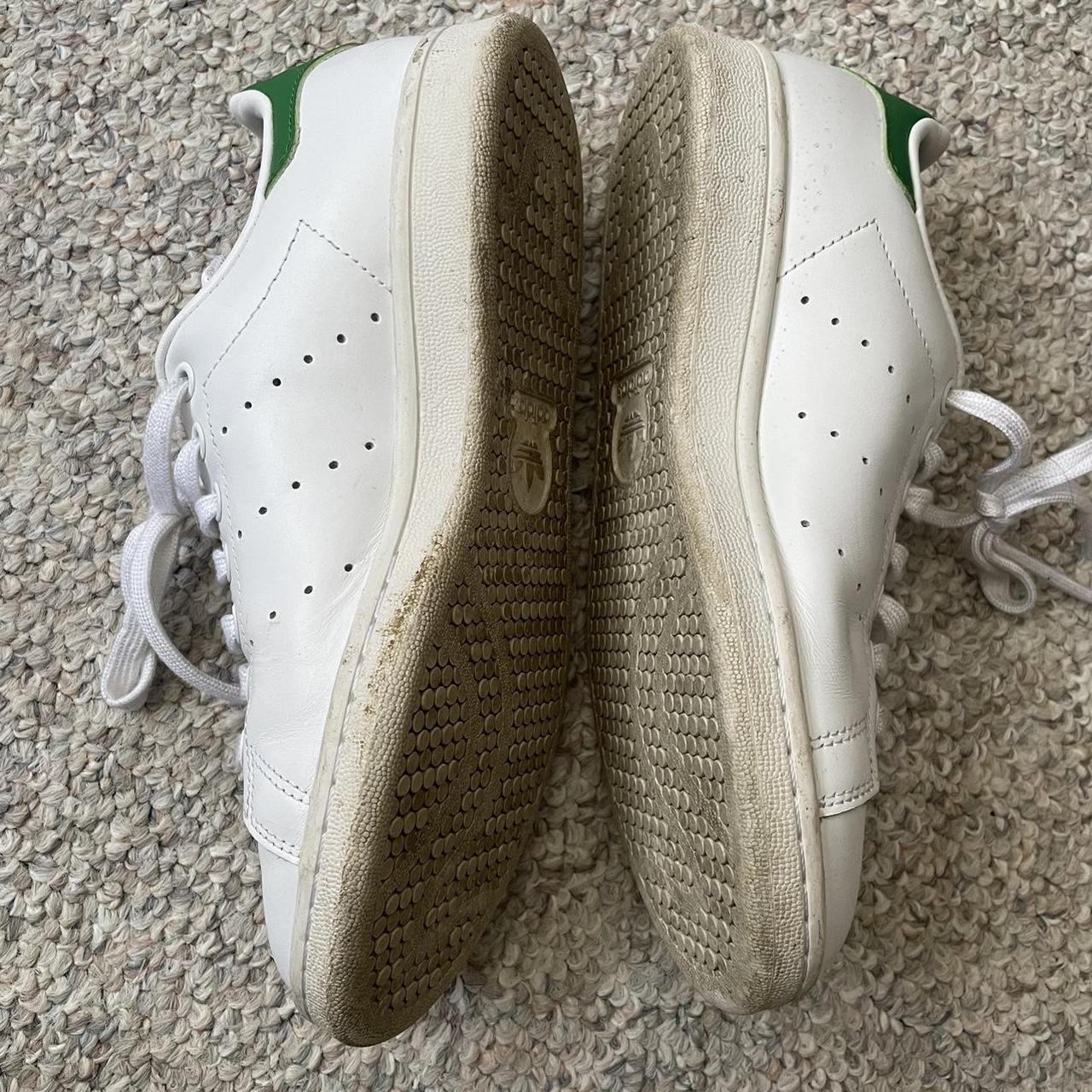 Adidas Women's Green and White Trainers (3)