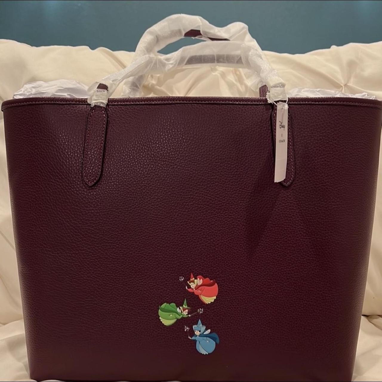 COACH X DISNEY Aurora and Maleficent City Tote with - Depop