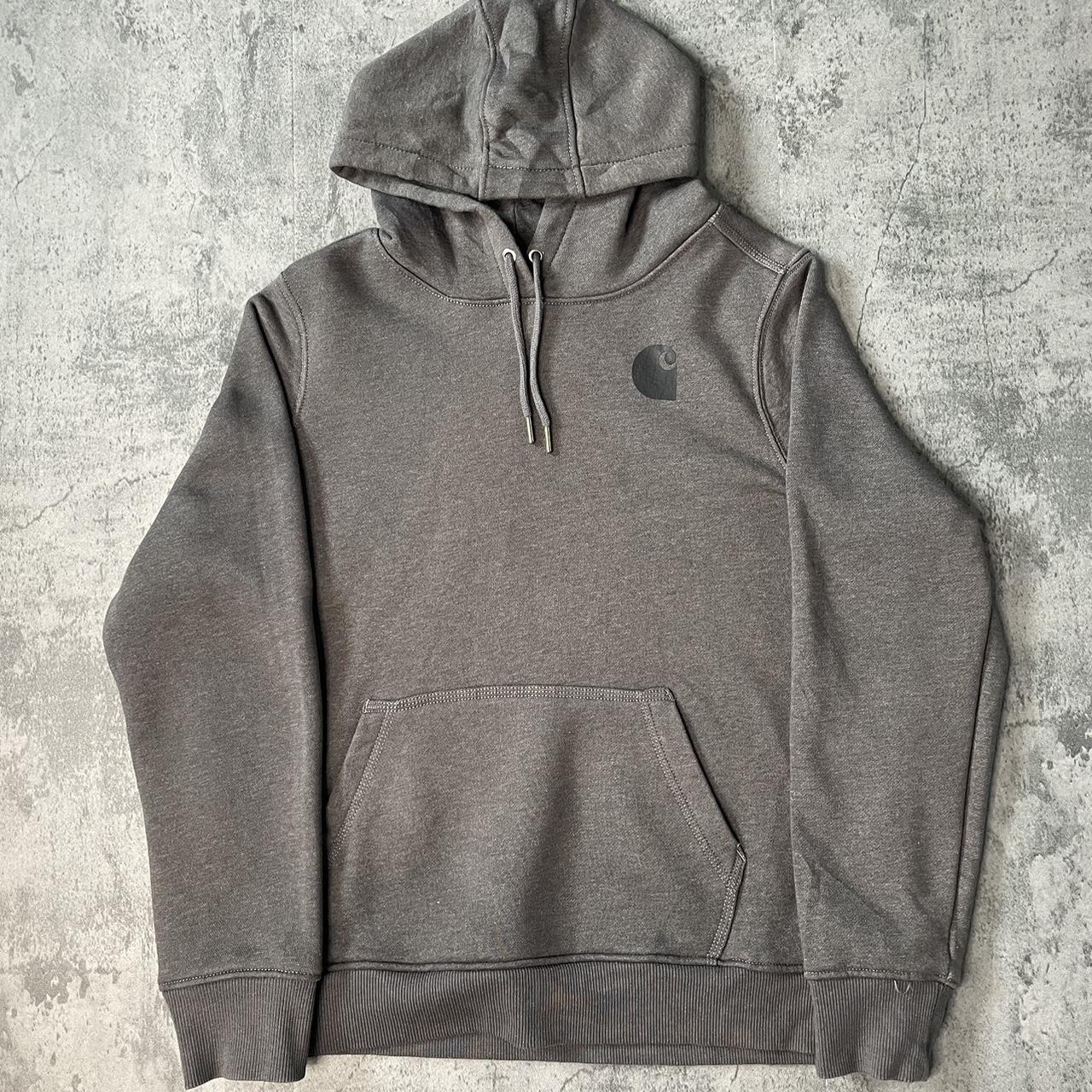 Woman's offers Grey Carhartt Hoodie Size Large