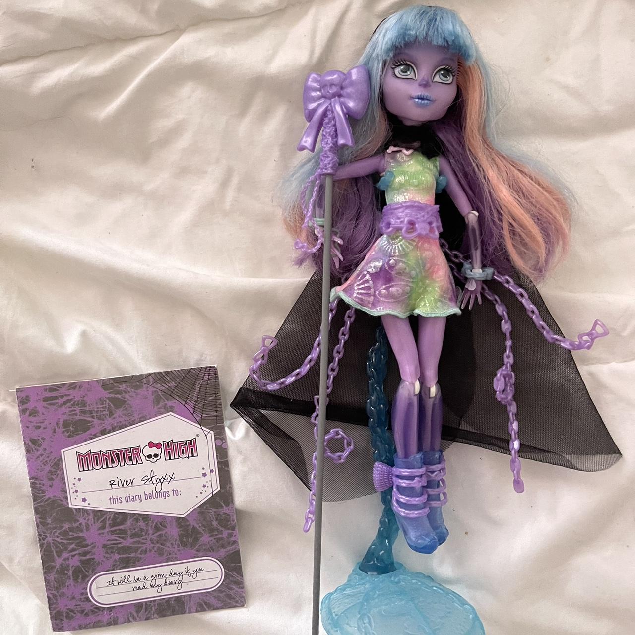 Monster High River Styxx Doll Stand And Diary Depop 