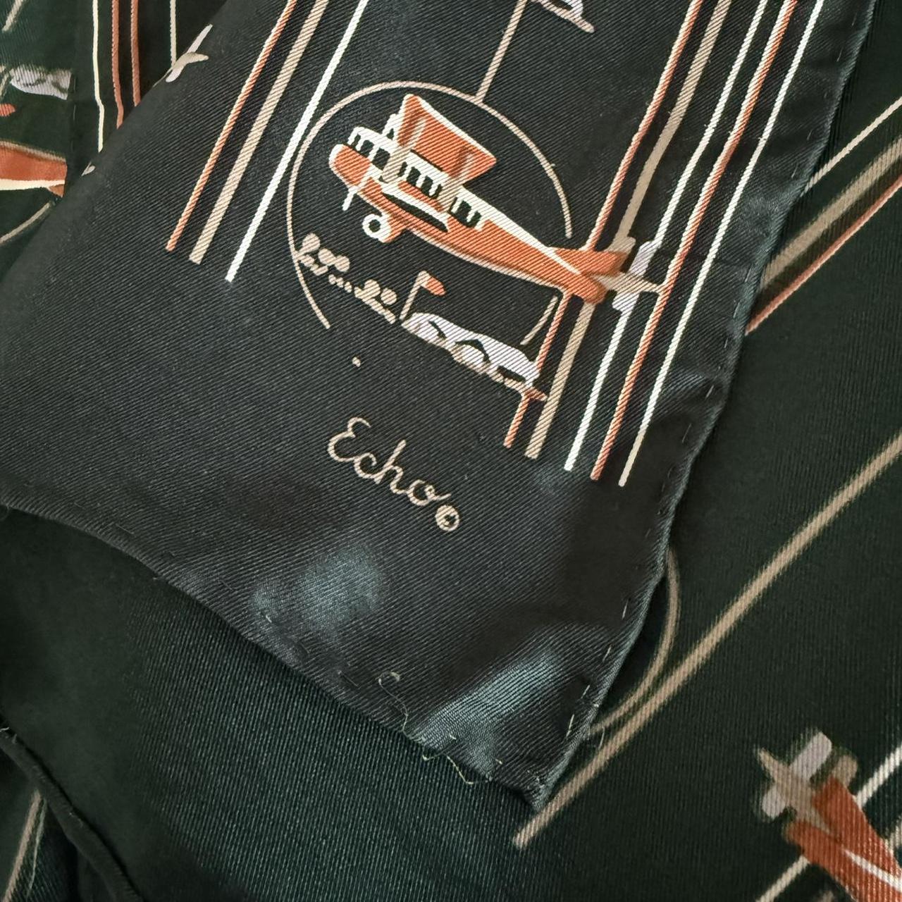 Echo Women's Scarf - Green/Multi – Chic dark gree… - image 6