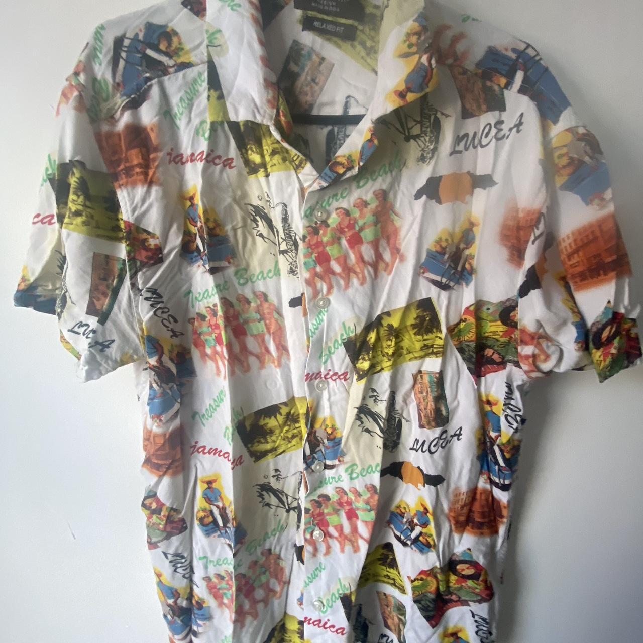 Primark Hawaiian shirt Relaxed fit Medium Worn but... Depop