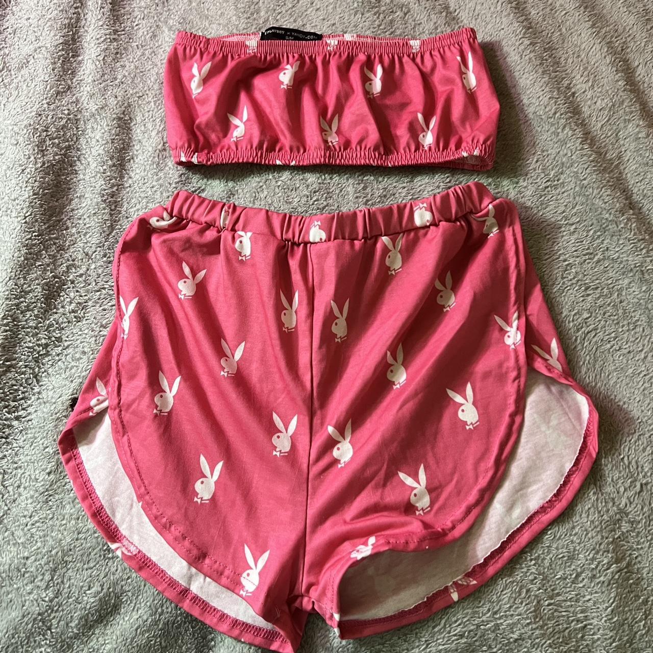 PlayBoy bunny pajama set S/M Depop