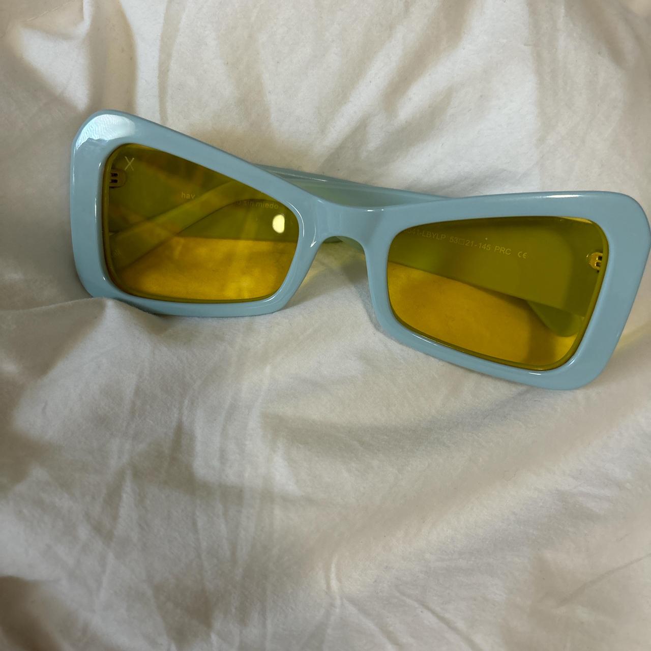 Dime x Kali Uchis Sunglasses stunning blue with... Depop