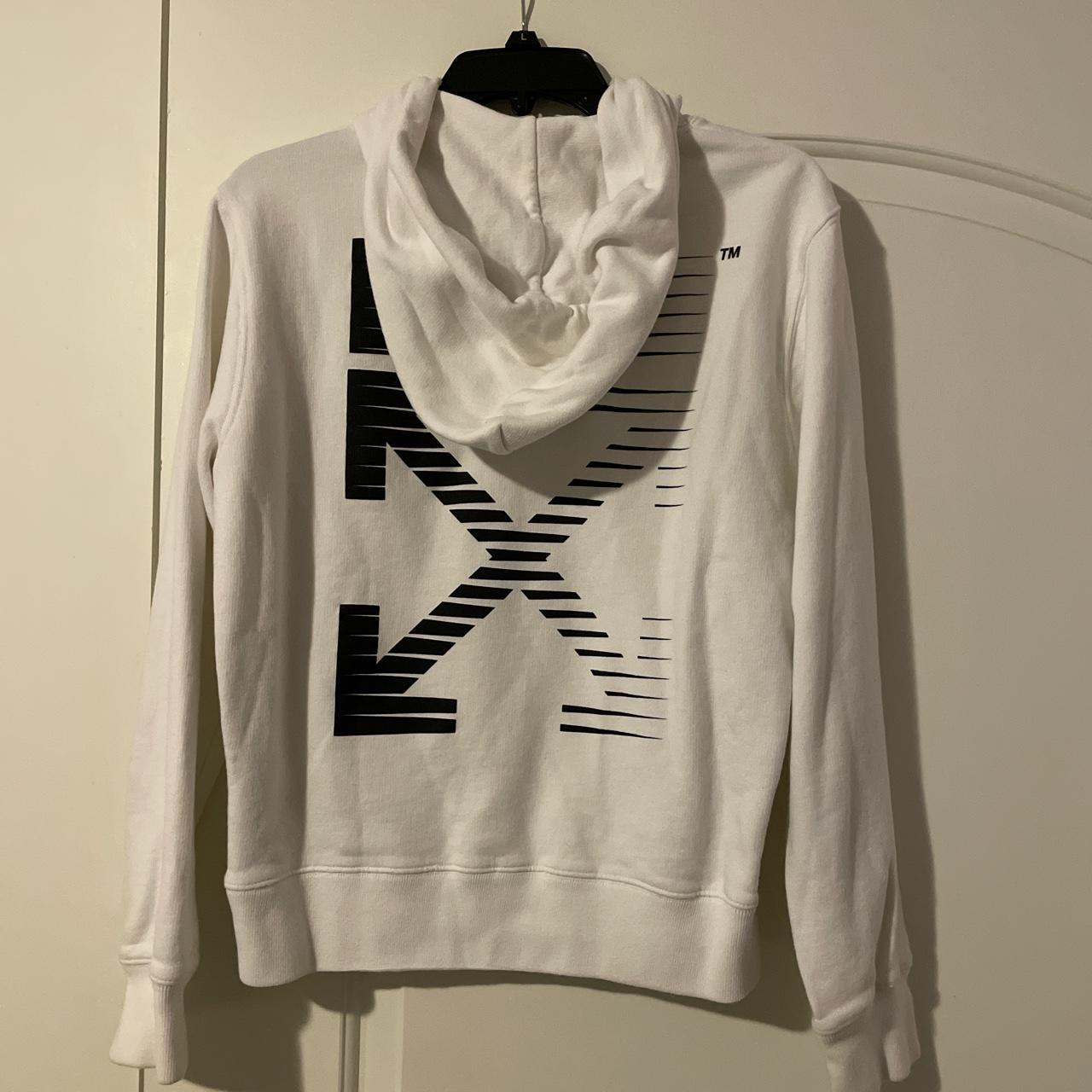 Off white outlet reflective hoodie