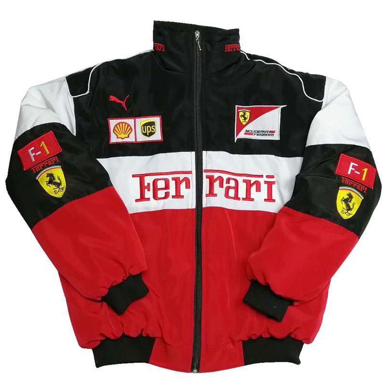 ferrari jacket black