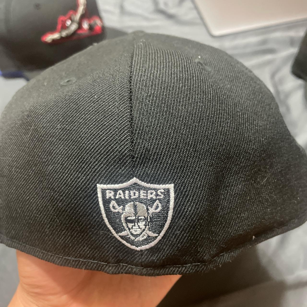 New Era Oakland Raiders cap. Small/Medium 39Thirty - Depop