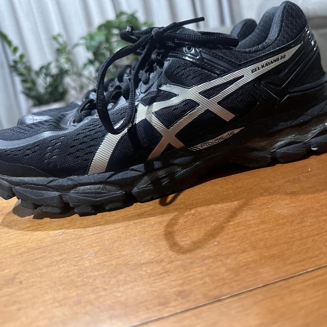 Asics gel kayano 22 black onyx silver best sale