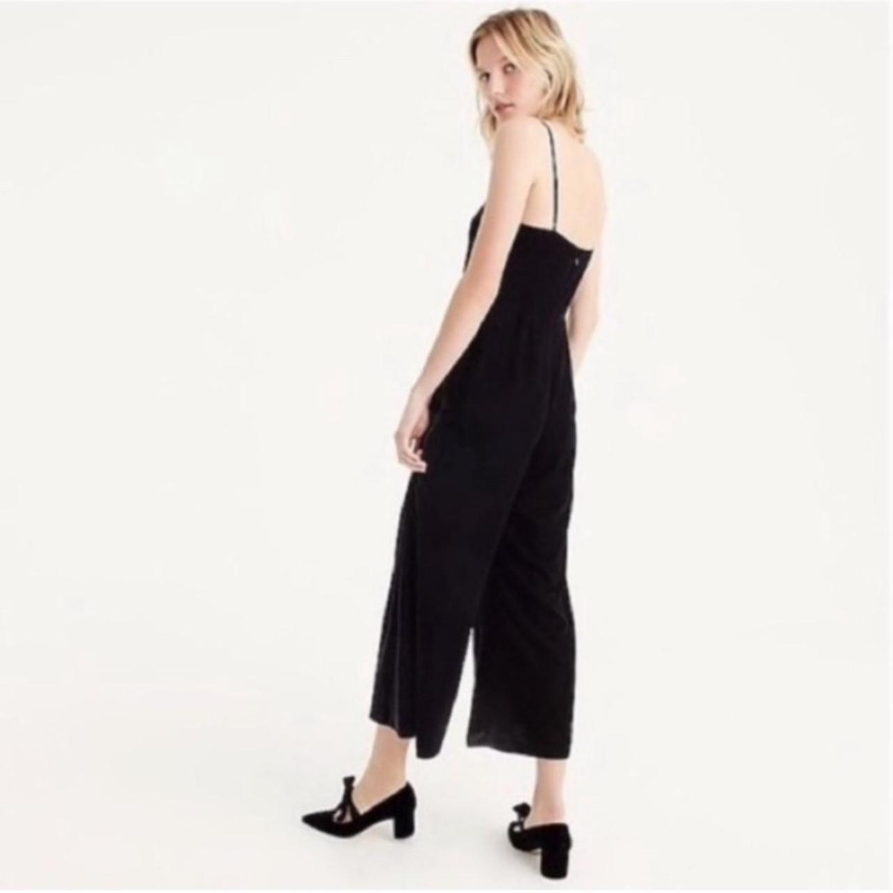 J crew sale velvet jumpsuit