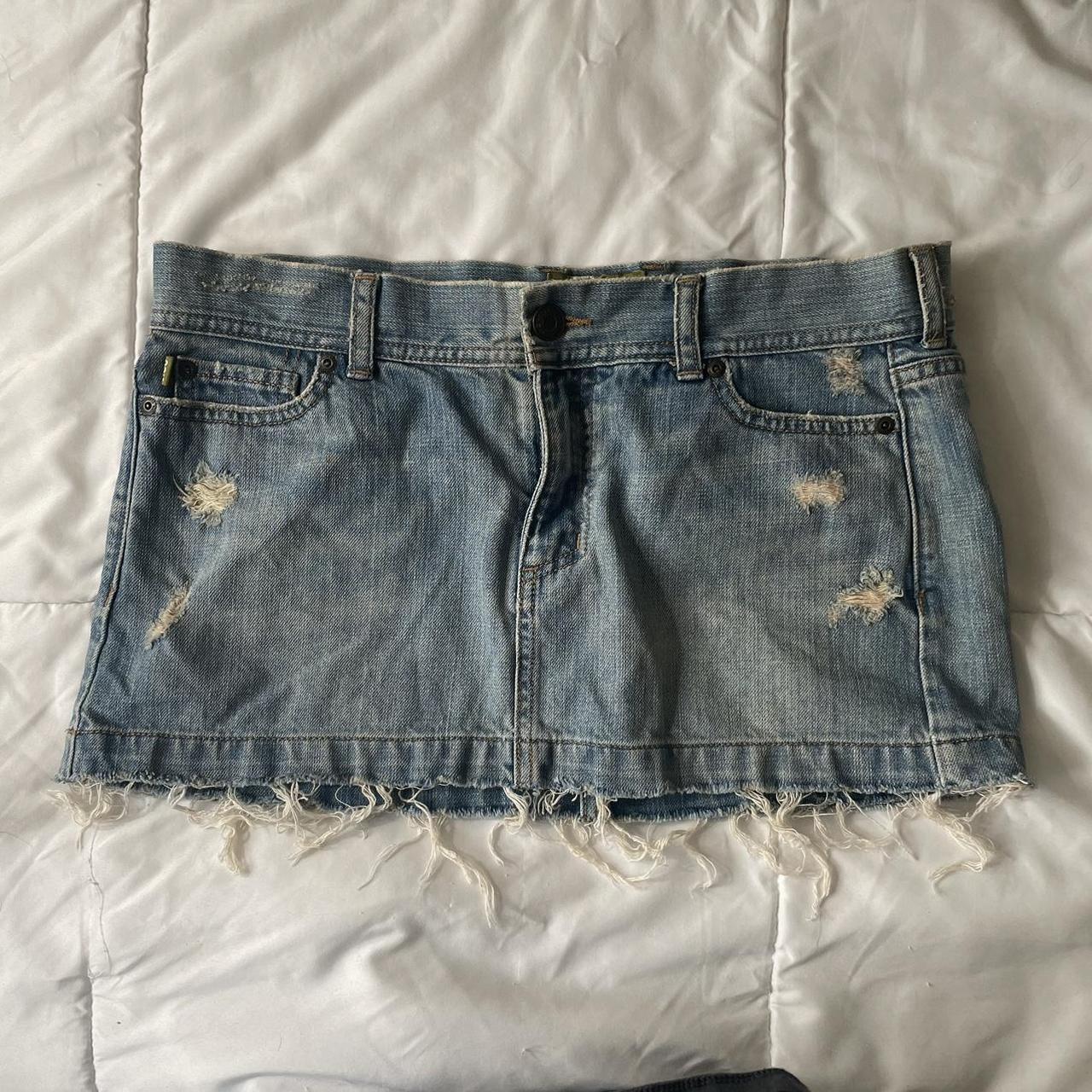 Hollister micro shop mini skirt