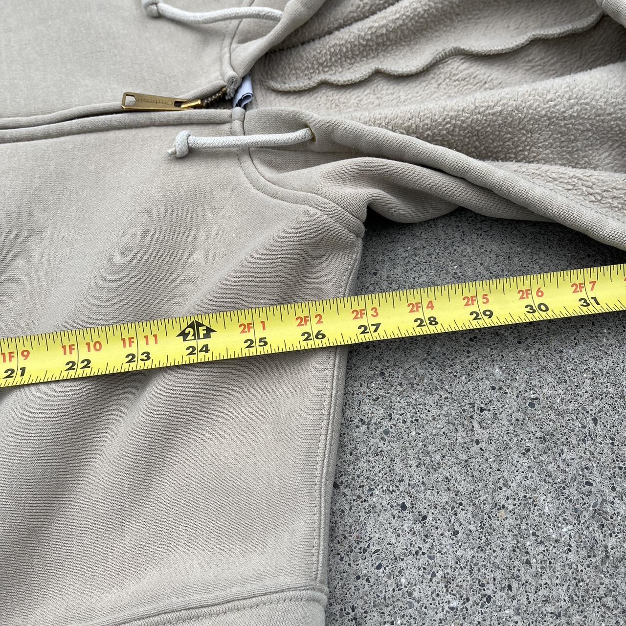 Tan/cream Carhartt zip up hoodie. Perfect pick up... Depop