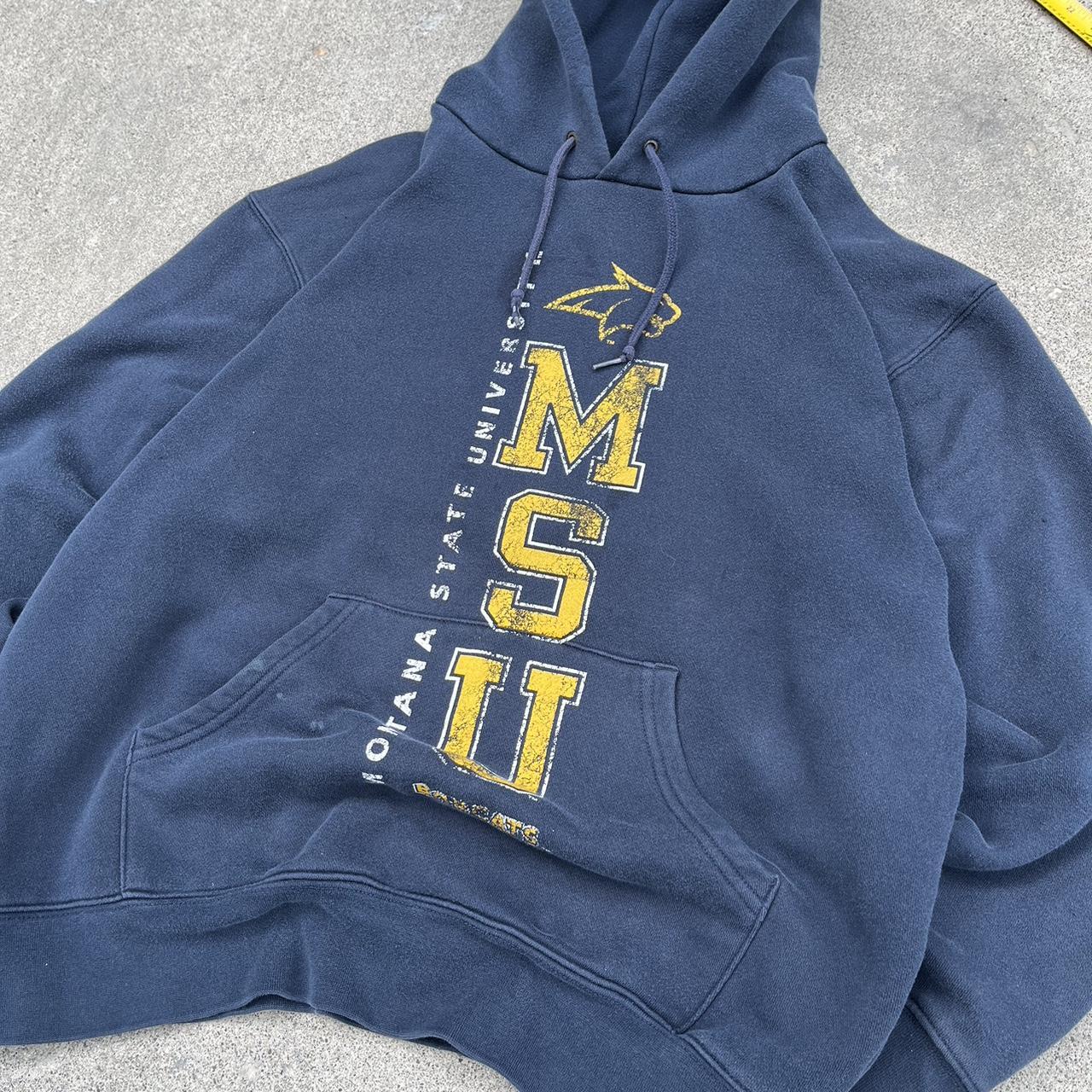 Navy Jansport MSU Montana State University hoodie.... - Depop