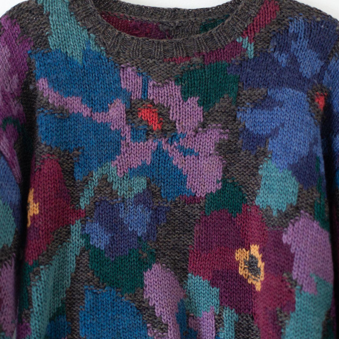 Source Unknown Women's Sweater - Multi/Purple - L… - image 3