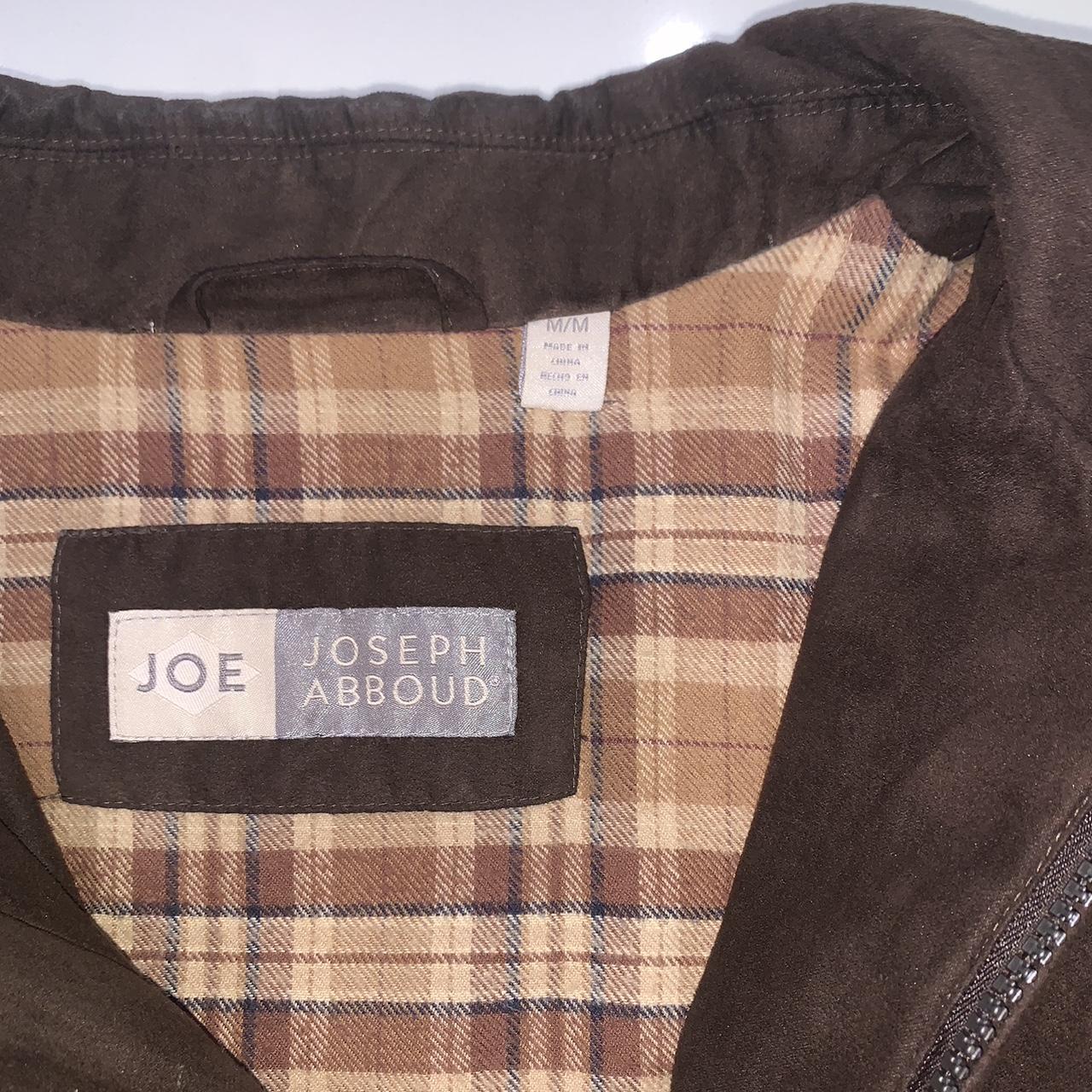 Joseph Abbound Suede Jacket with cozy plaid lining... - Depop
