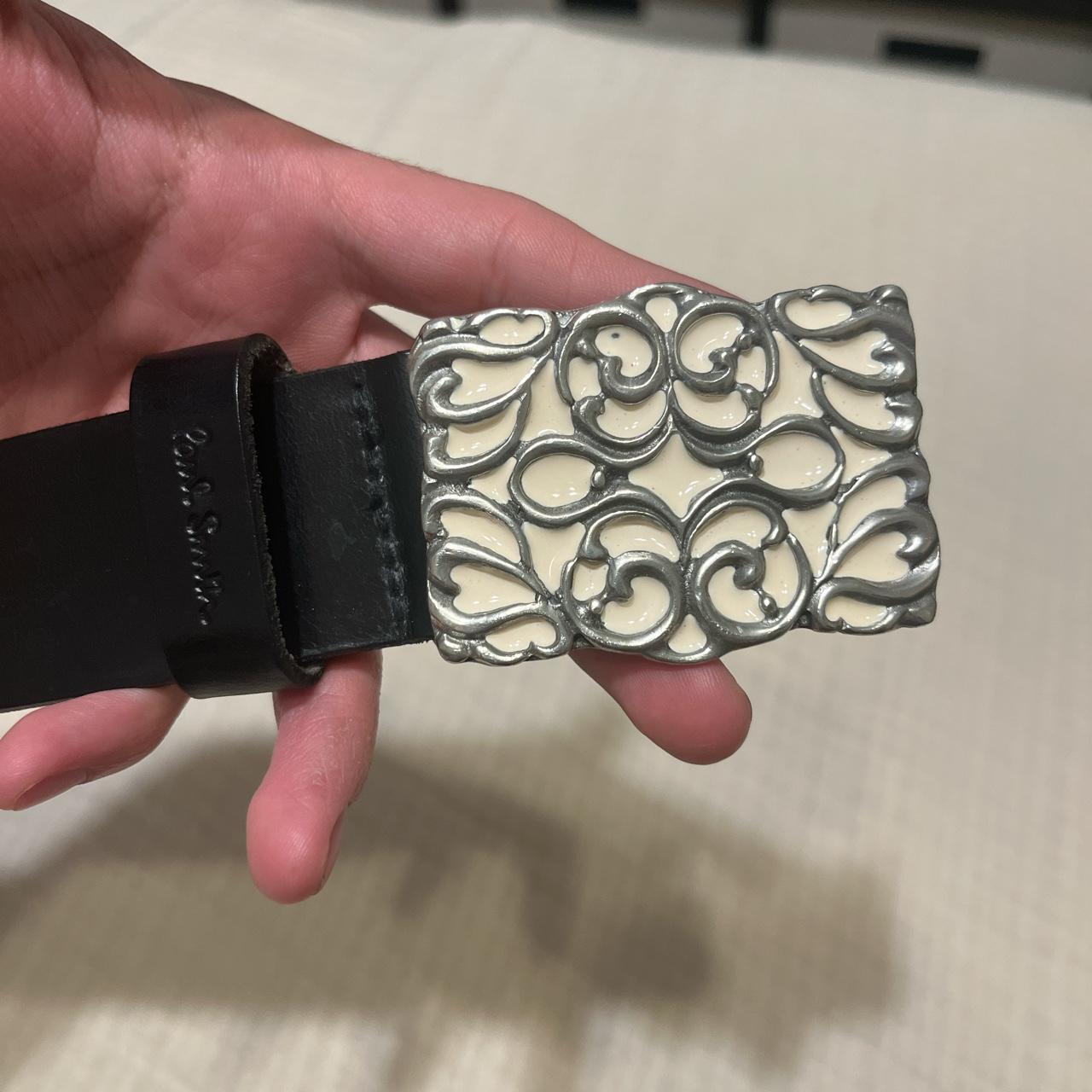 paul smith leather belt