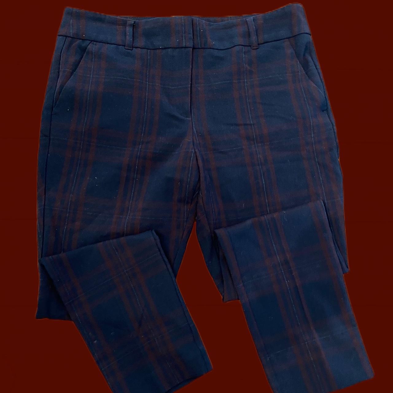 Loft hot sale plaid pants