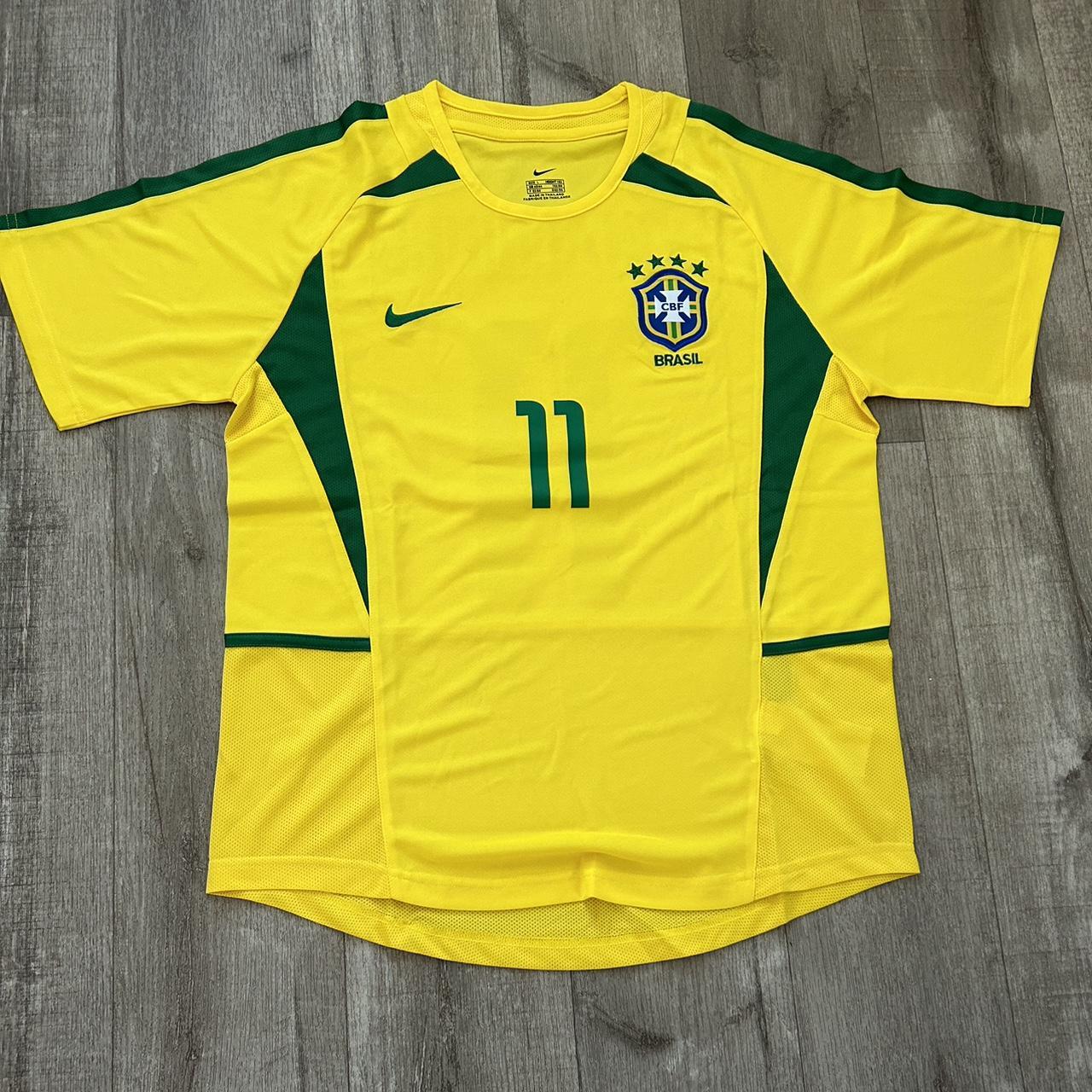 VINTAGE RARE 1994 Ronaldinho Brazil World Cup Jersey... - Depop