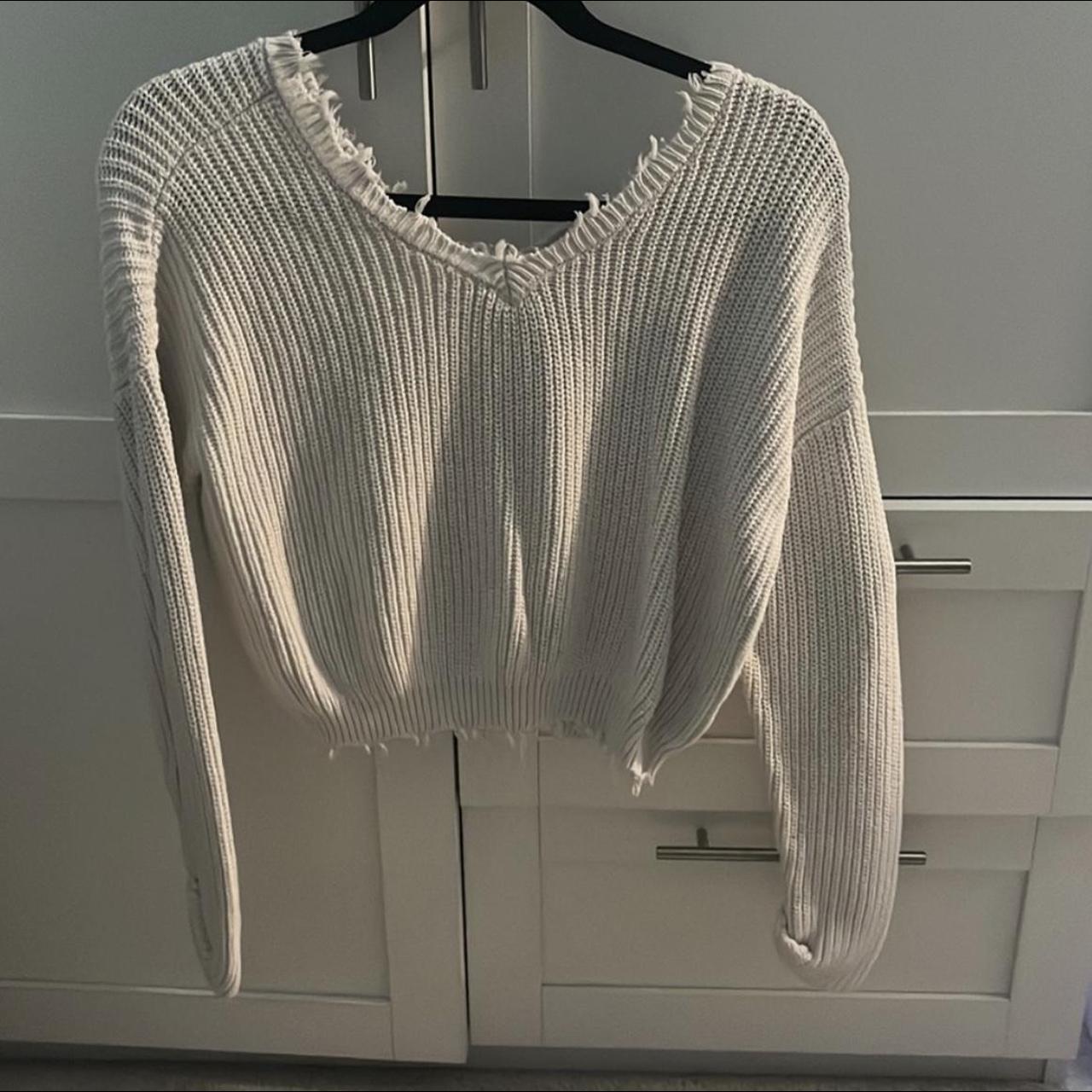 White Jessica Simpsons sweater - Depop