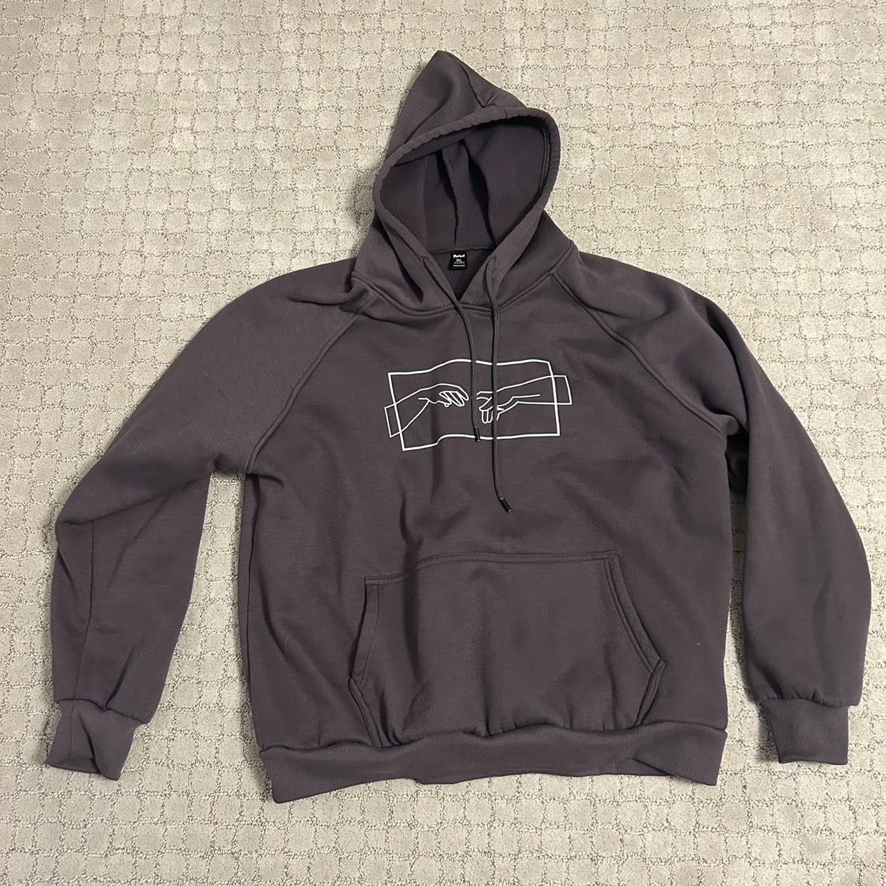 Grey Romwe hoodie XL Dm for questions... - Depop