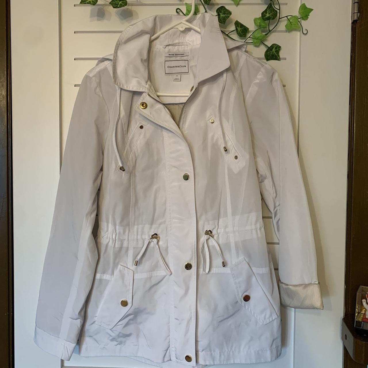 Macys charter club rain jacket best sale