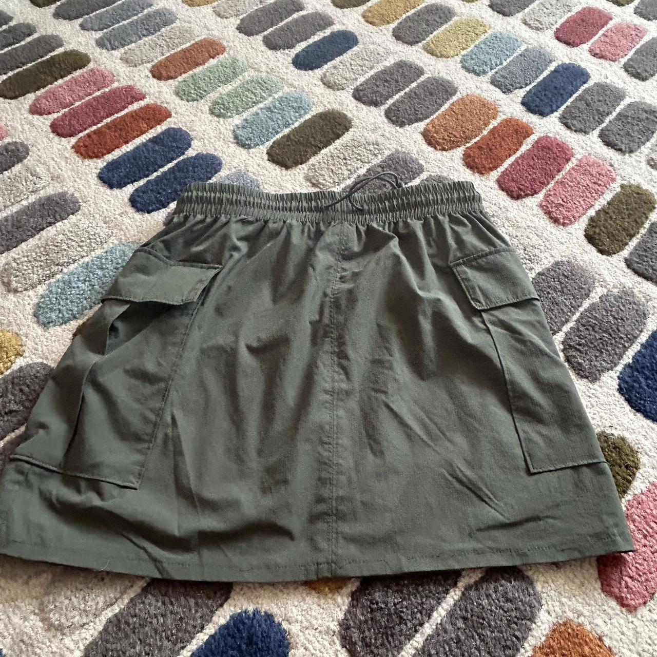 Khaki cargo skirt from primark. Worn a few times. Depop